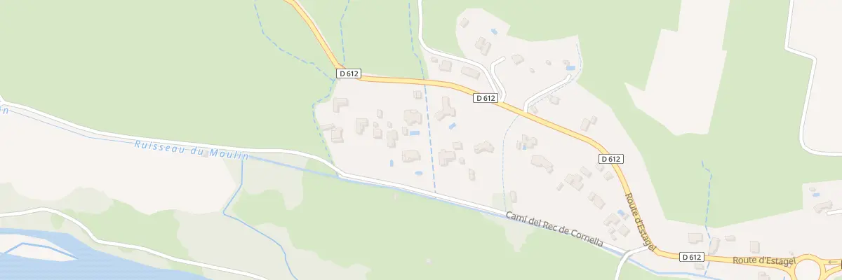 Plan du 9012 Rec de Cornella à Millas