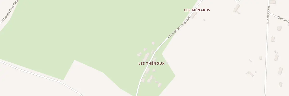 Plan du 610 Che des Thenoux à Saint-Brisson-sur-Loire