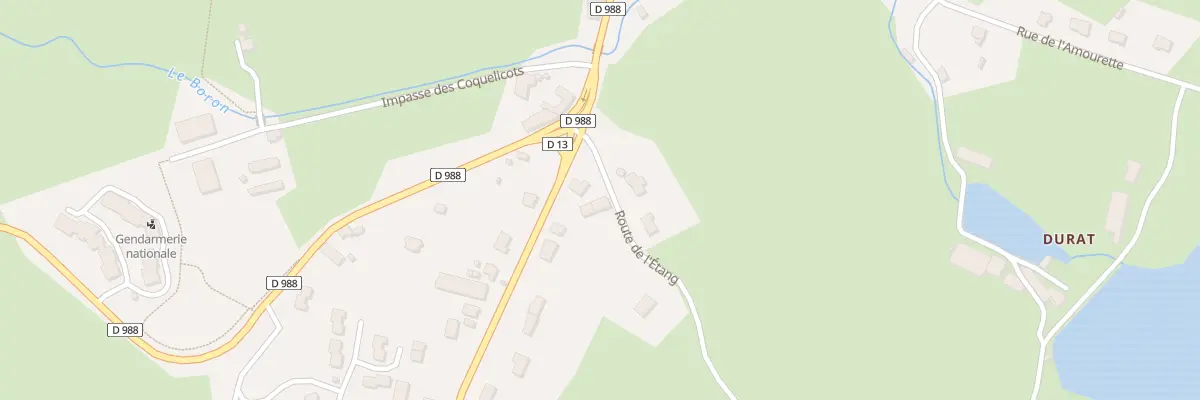 Plan du 2 Rte de l’Etang à Pionsat