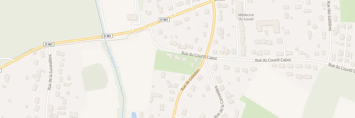 Plan du 69 Rue du Courtil Cabot à Villemandeur