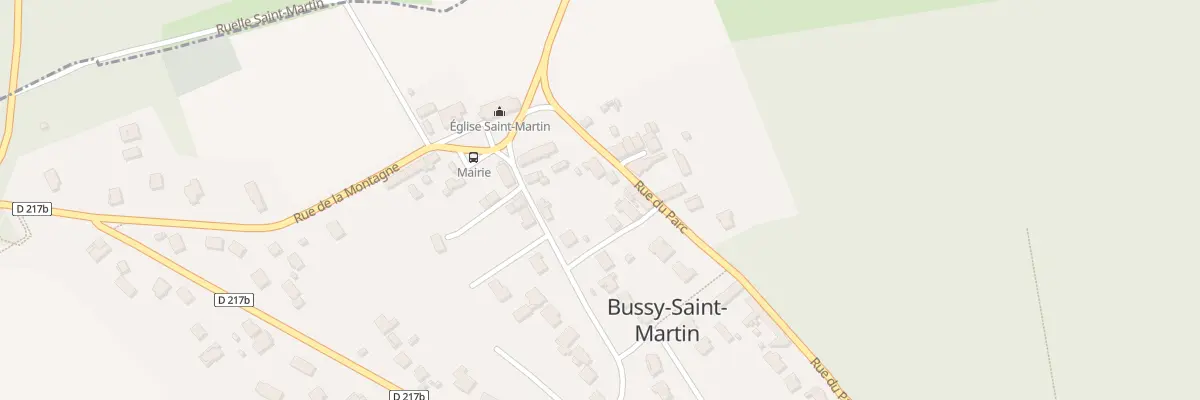Plan du 2 Rue du Parc à Bussy-Saint-Martin