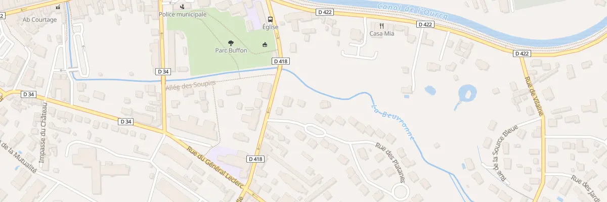 Plan du 1A Av des Platanes à Claye-Souilly