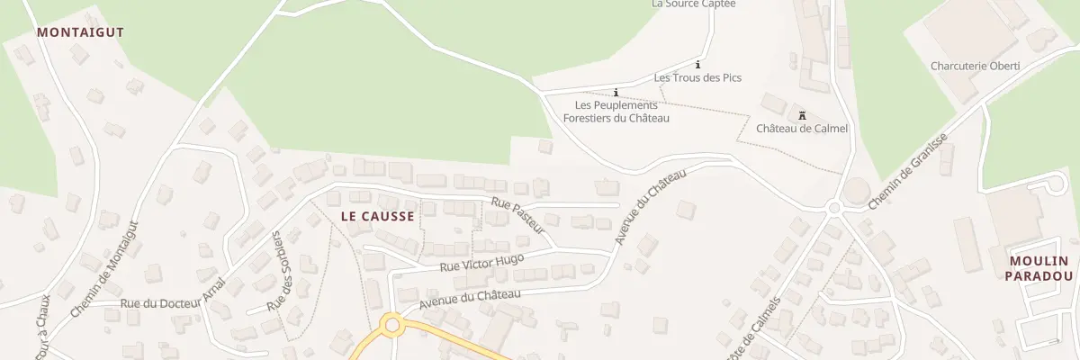 Plan du 18 Rue Pasteur à Lacaune