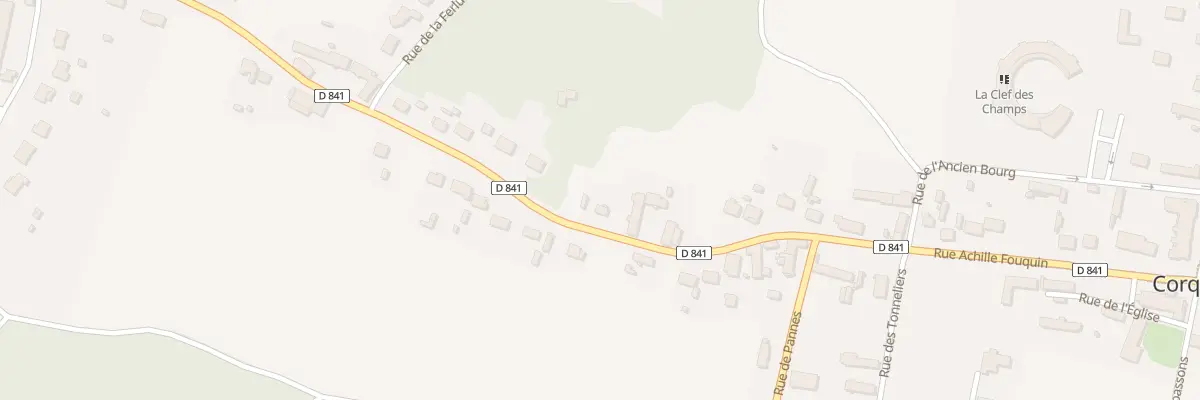 Plan du 44 Rue Achille Fouquin à Corquilleroy