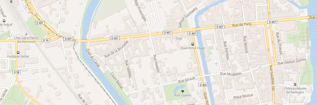 Plan du 14 Rue Hédelin à Nemours