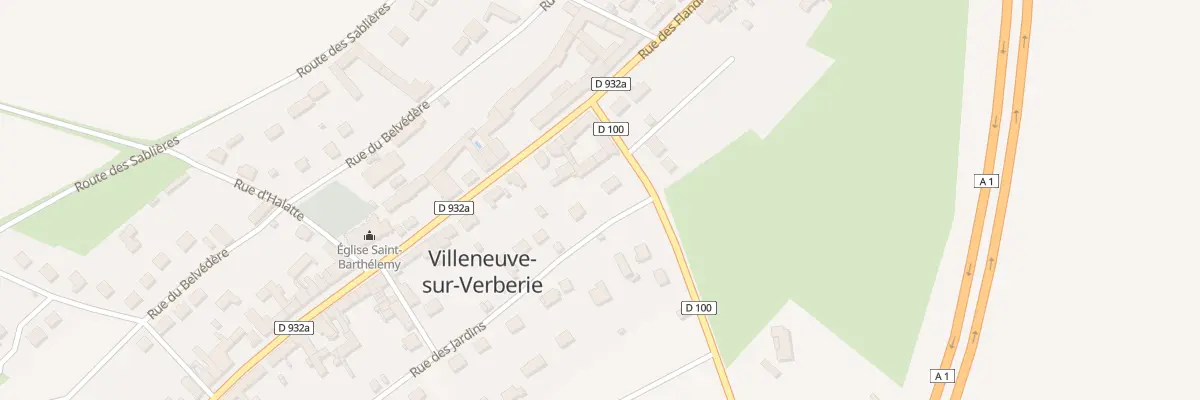 Plan du 2B Rue des Jardins à Villeneuve-sur-Verberie