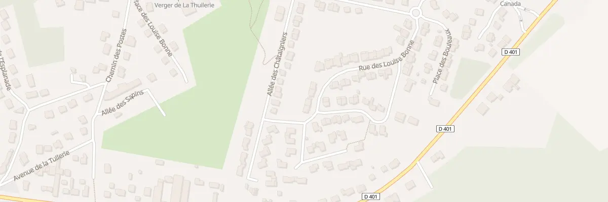 Plan du 3 Rue des Louise Bonne à Dammartin-en-Goële