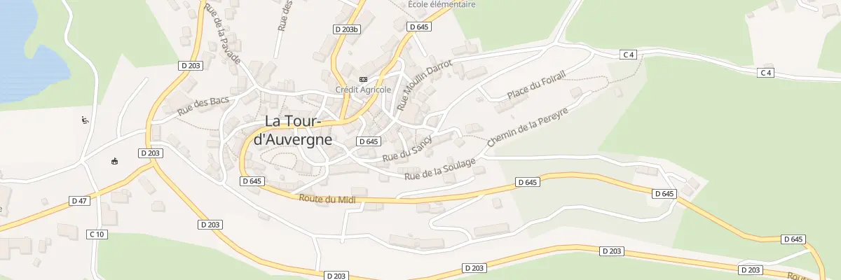 Plan du 5793 Rue du Sancy à La Tour-d’Auvergne