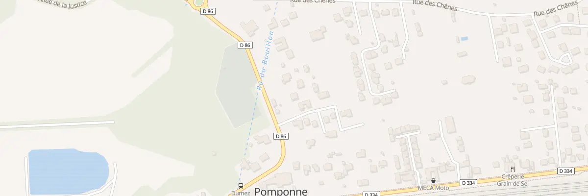 Plan du 14 Rue de Bordeaux à Pomponne