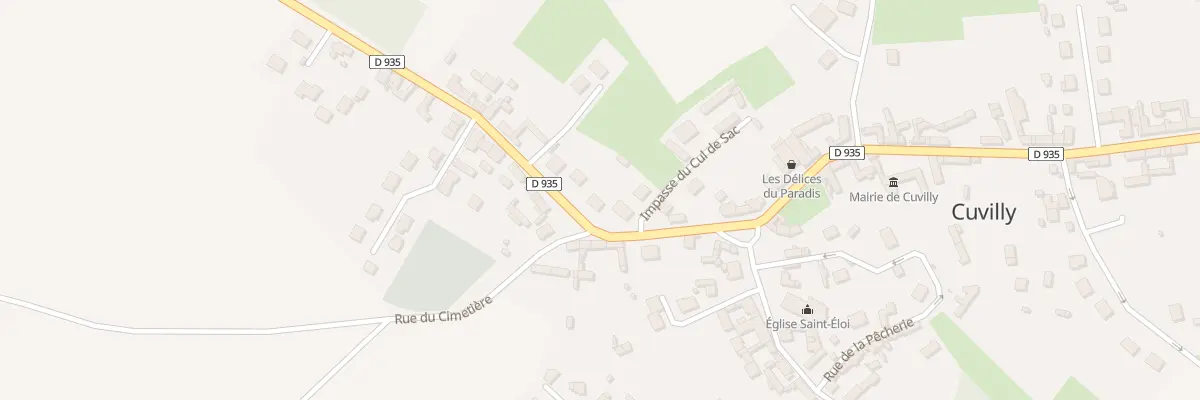Plan du 14 Rue du Moulin à Cuvilly