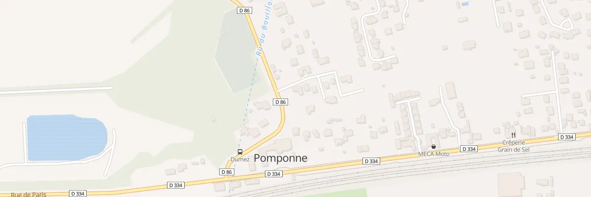 Plan du 10A Rue de Bordeaux à Pomponne