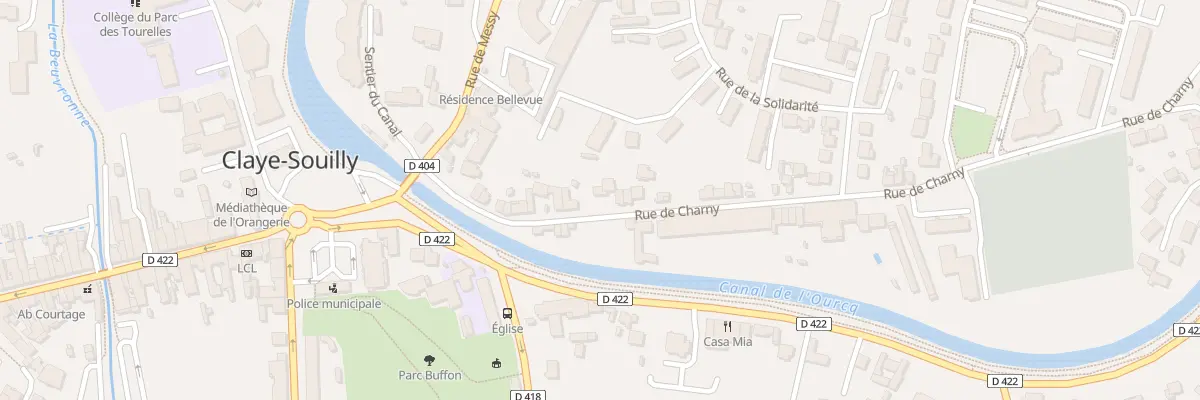 Plan du 17 Rue de Charny à Claye-Souilly
