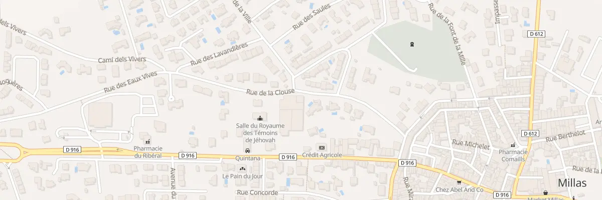 Plan du 106 Rue de la Clouse à Millas