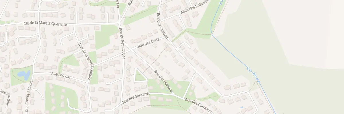 Plan du 722 Rue des Carreaux à Vaux-le-Pénil