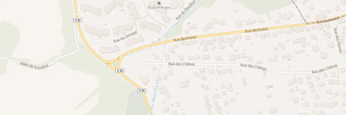Plan du 85 Rue Berthelot à Pomponne