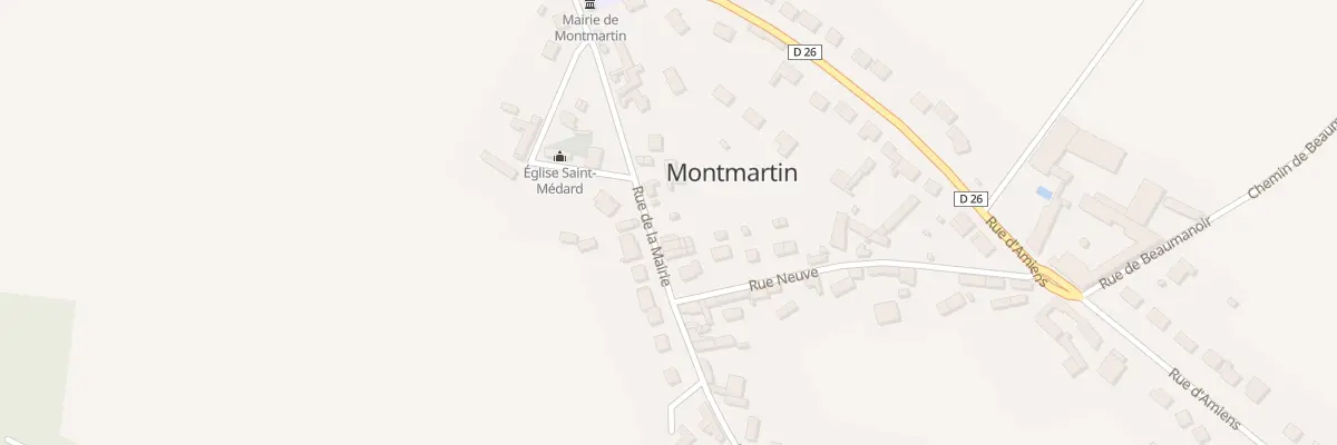 Plan du 17 Rue de la Mairie à Montmartin