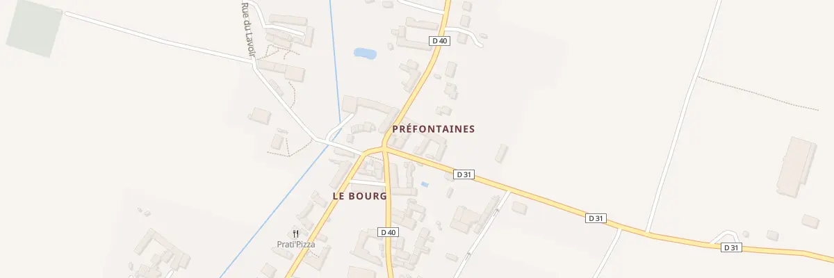 Plan du 1 Rue de Nargis à Préfontaines