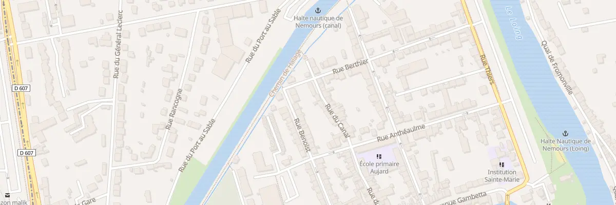 Plan du 38B Rue Benoist à Nemours