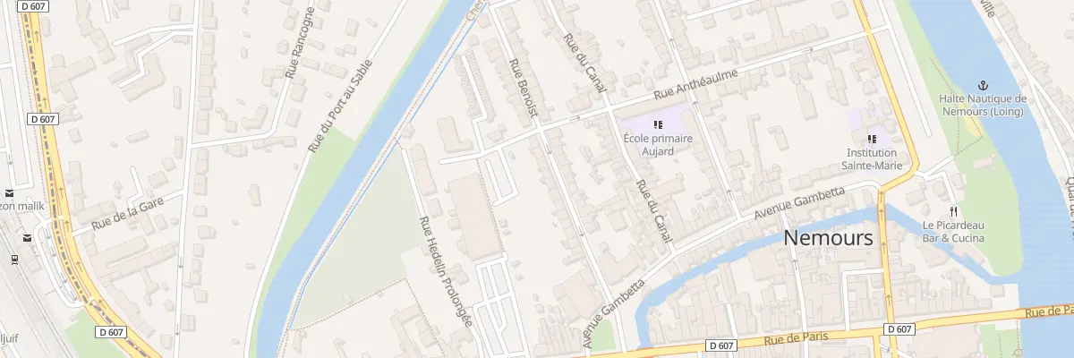 Plan du 15B Rue Benoist à Nemours