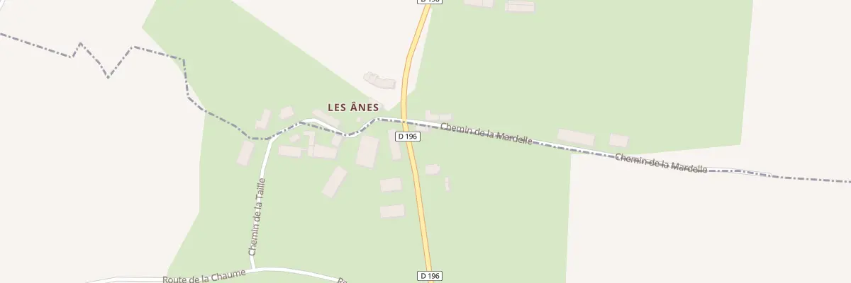 Plan du 162 Les Anes à Humbligny