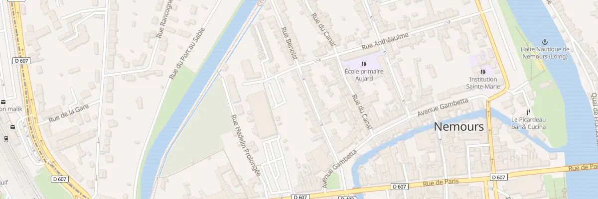 Plan du 15 Rue Benoist à Nemours