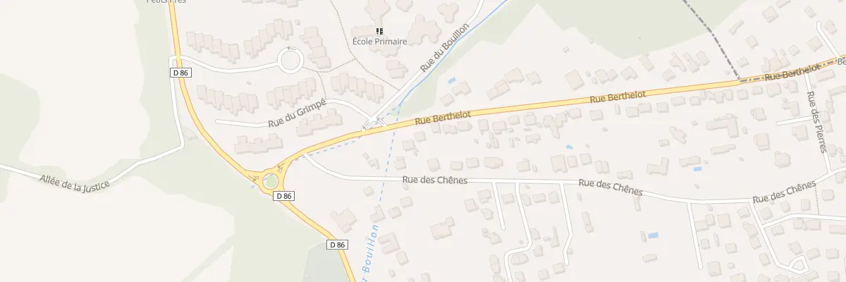 Plan du 83 Rue Berthelot à Pomponne