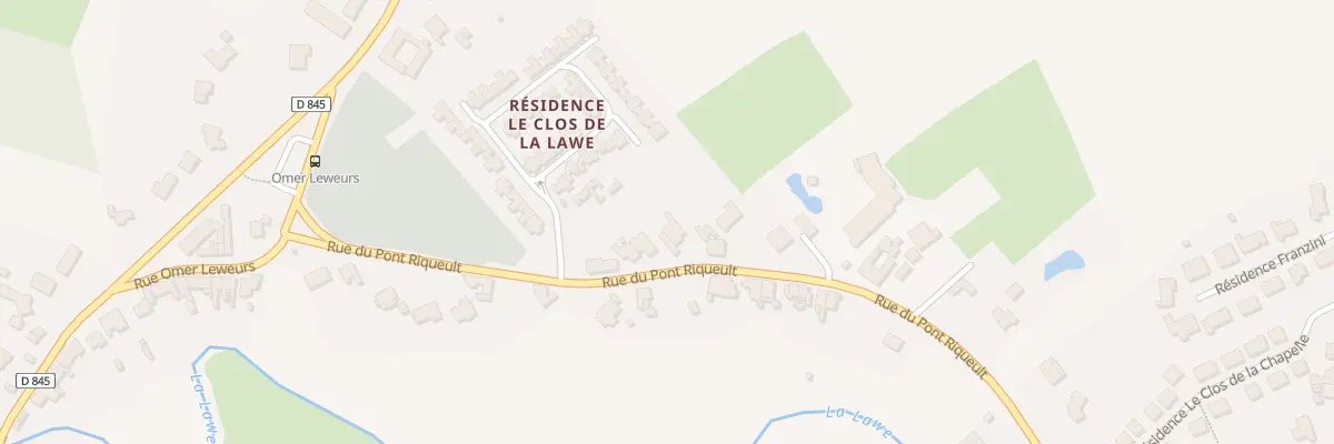 Plan du 285 Rue du Pont Riqueult à Lestrem