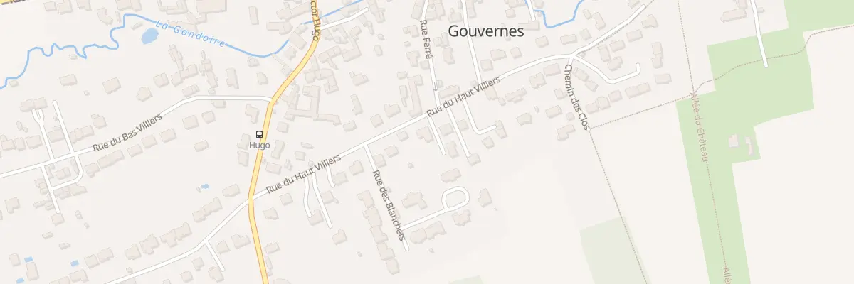 Plan du 15 Rue du Haut Villiers à Gouvernes