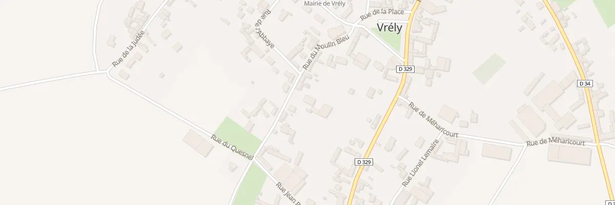 Plan du 13 Rue du Moulin Bleu à Vrély