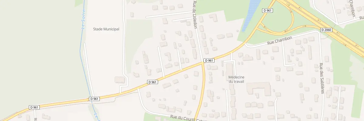 Plan du 86 Rue Chambon à Villemandeur