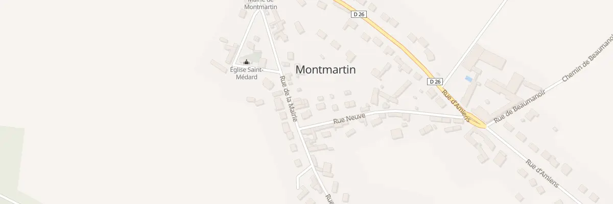 Plan du 19 Rue de la Mairie à Montmartin