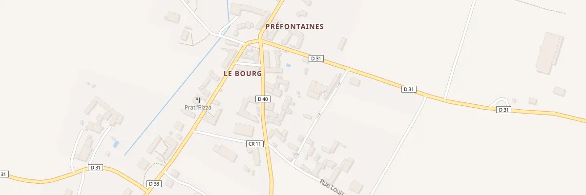 Plan du 13 Rue de Montargis à Préfontaines