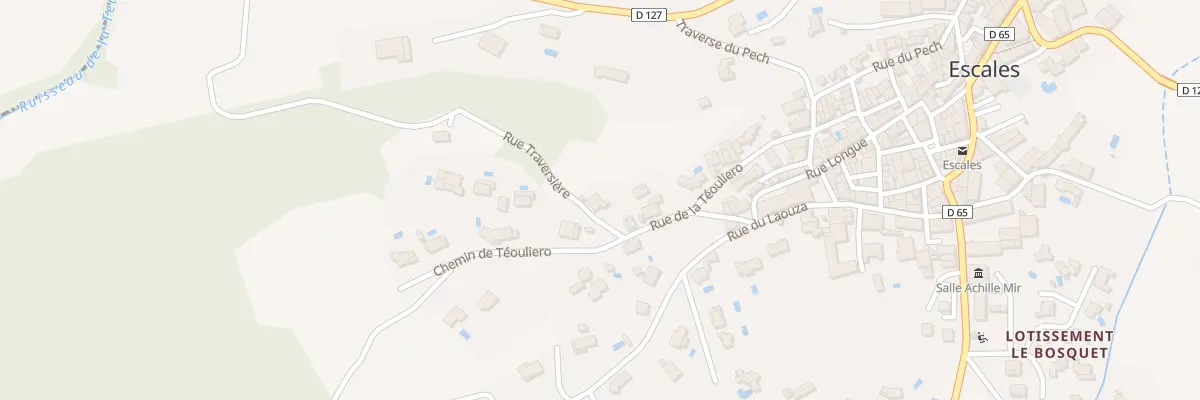 Plan du 4 Rue Traversière à Escales