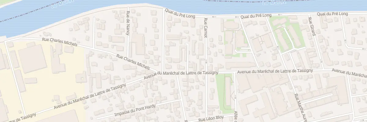 Plan du 88 Av Mal de Lattre de Tassigny à Lagny-sur-Marne