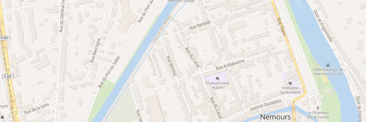 Plan du 34 Rue Benoist à Nemours