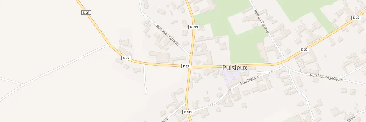 Plan du 1 Rue Jean Catelas à Puisieux