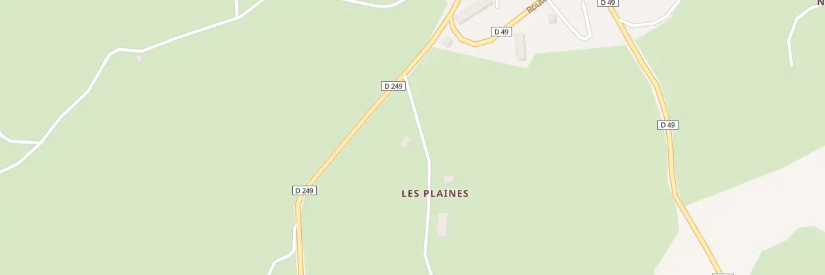 Plan du 5046A Les Plaines à Apchon