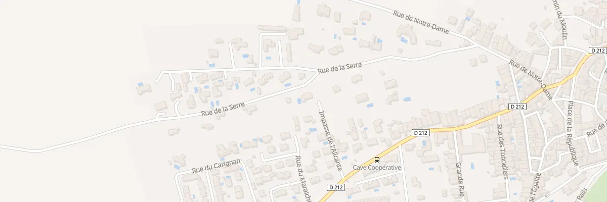 Plan du 5580 Av de Lagrasse à Fabrezan