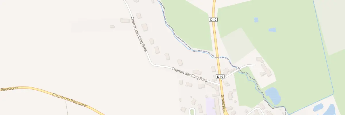 Plan du 158 Che des Cinq Rues à Berthen