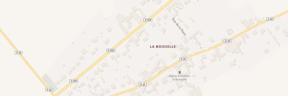 Plan du 32 Rte de Bapaume à Ovillers-la-Boisselle