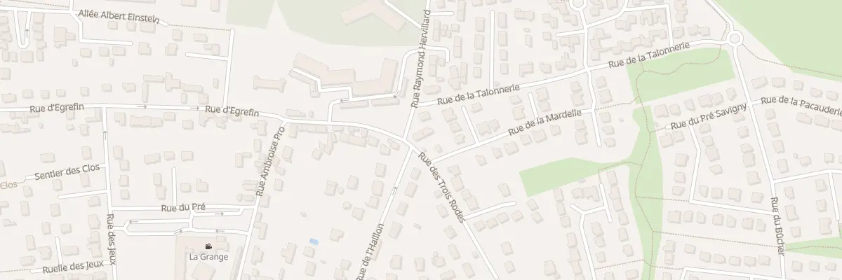 Plan du 1 Rue des Trois Rodes à Vaux-le-Pénil