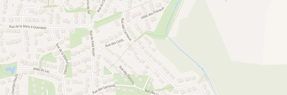 Plan du 729 Rue des Carreaux à Vaux-le-Pénil