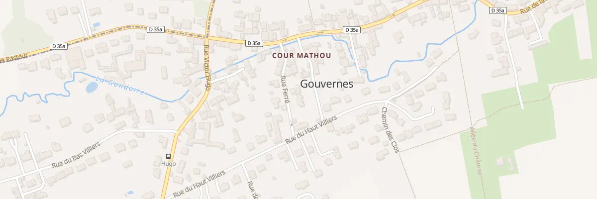 Plan du 5B Rue Ferré à Gouvernes