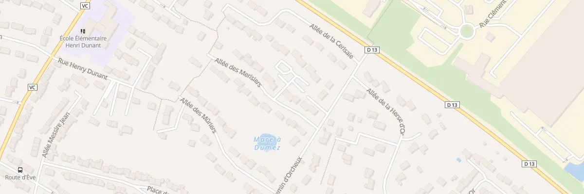 Plan du 4A All des Merisiers à Dammartin-en-Goële