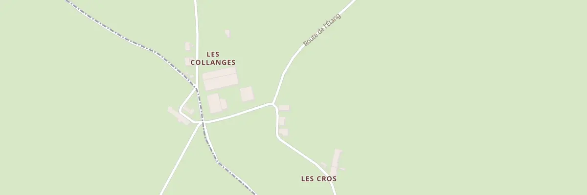 Plan du 5475 Les Cros à Pionsat