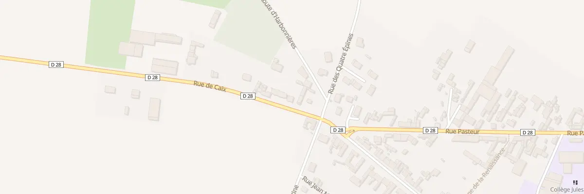 Plan du 42B Rue de Caix à Rosières-en-Santerre