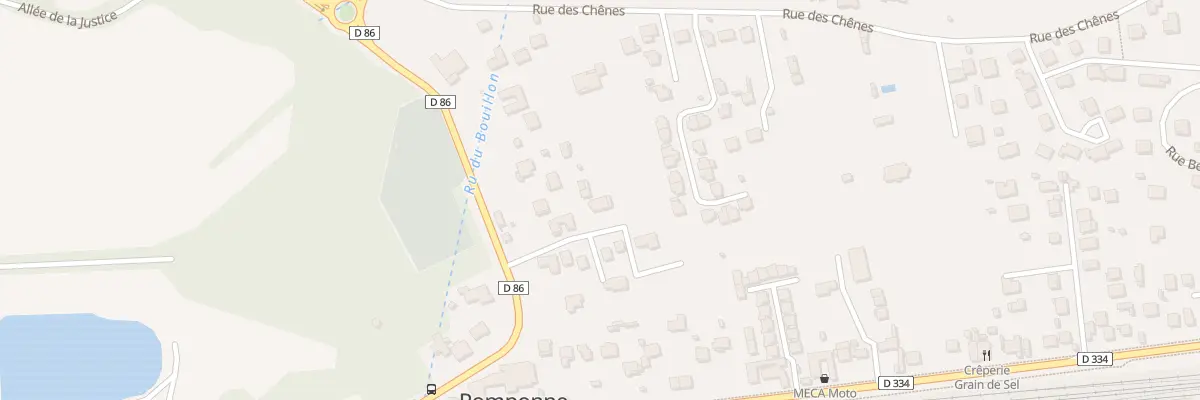 Plan du 10E Rue de Bordeaux à Pomponne