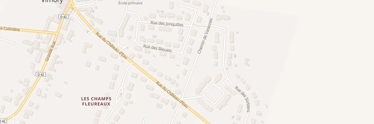 Plan du 10 Rue des Bleuets à Vimory