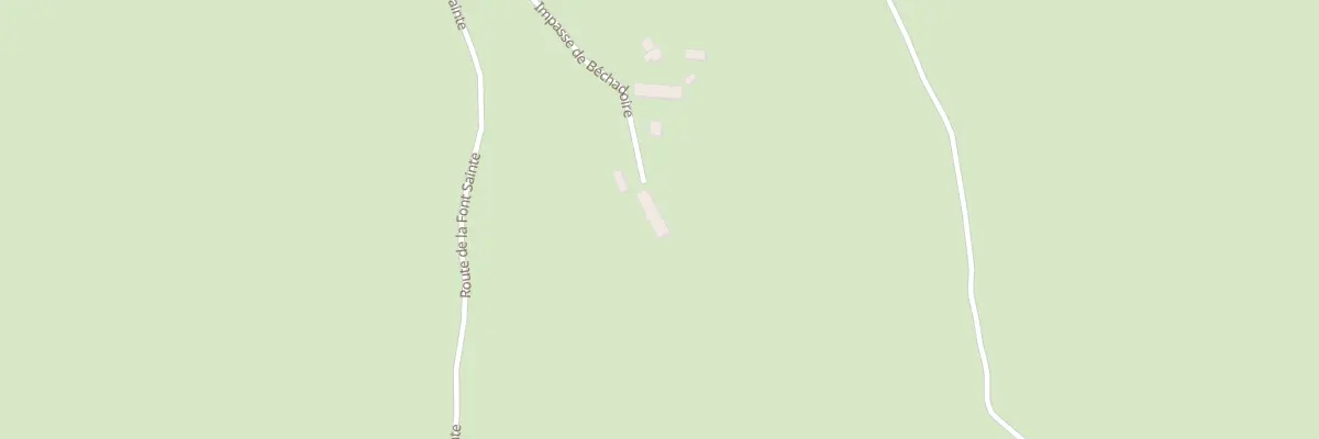 Plan du 6004 Bechadoire à Saint-Hippolyte