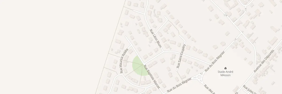Plan du 8 Rue Baptiste Marcet à Rosières-en-Santerre